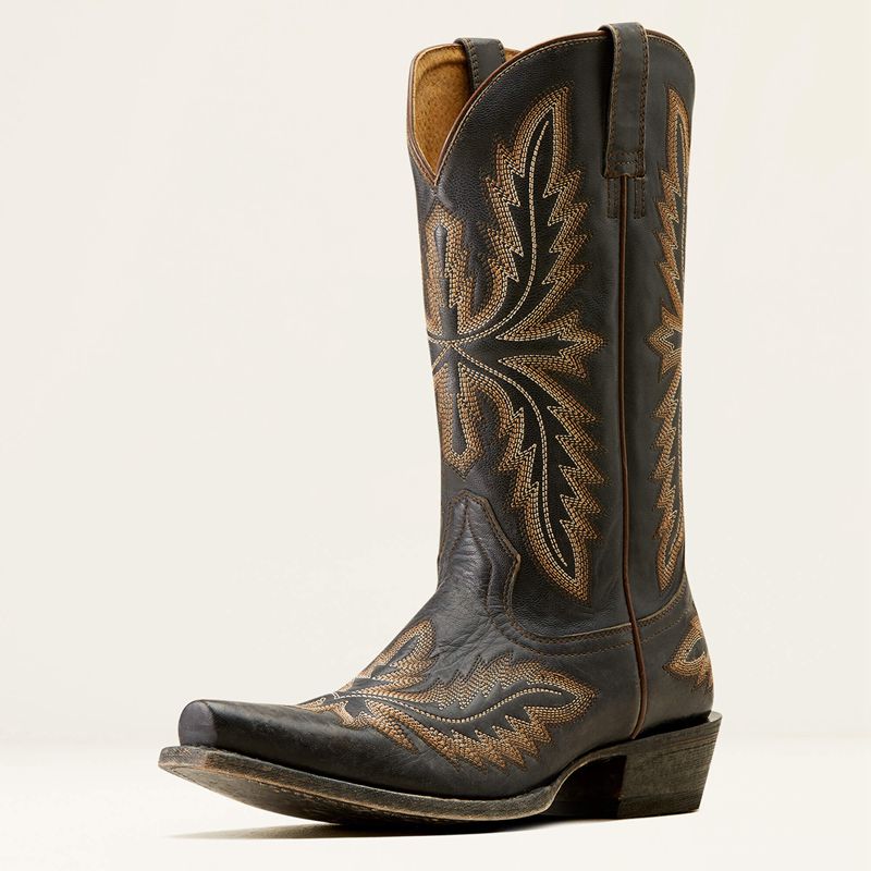 Ariat Ryman Western Boot Czarne Polska | MCPXTR-091