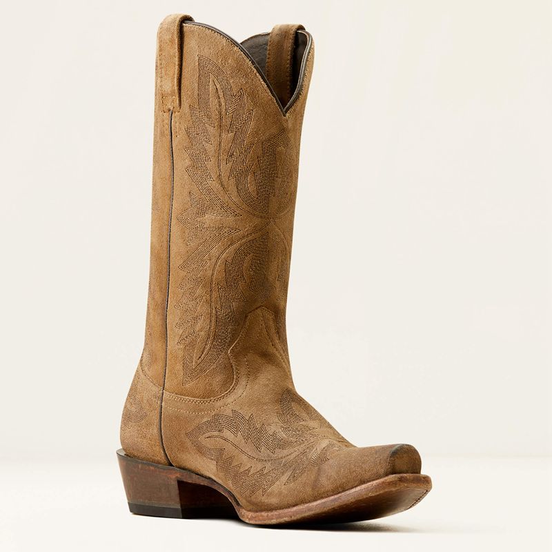 Ariat Ryman Western Boot Dijon Roughout Polska | EWDXSV-519