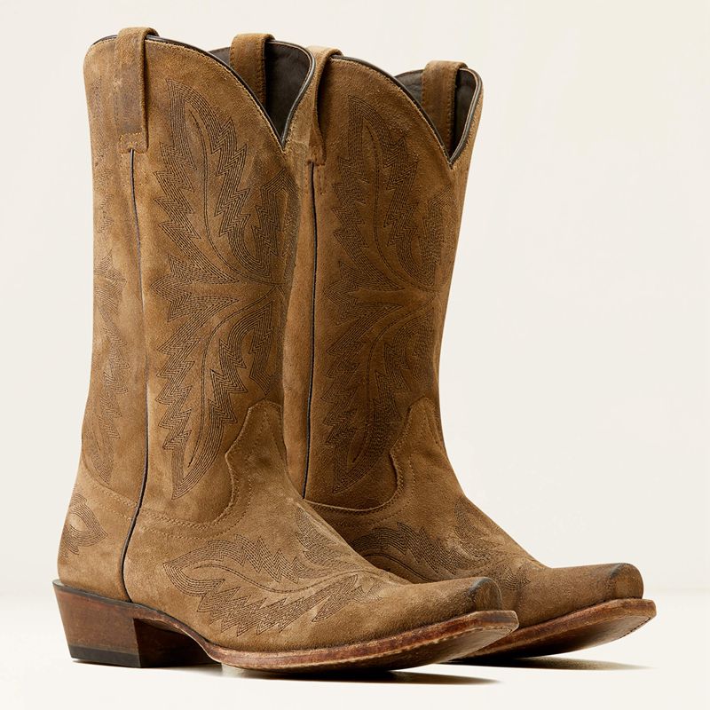 Ariat Ryman Western Boot Dijon Roughout Polska | EWDXSV-519