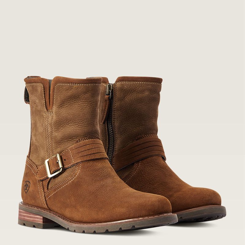 Ariat Savannah Waterproof Boot Roasted Toffee Polska | ZLEHVR-052