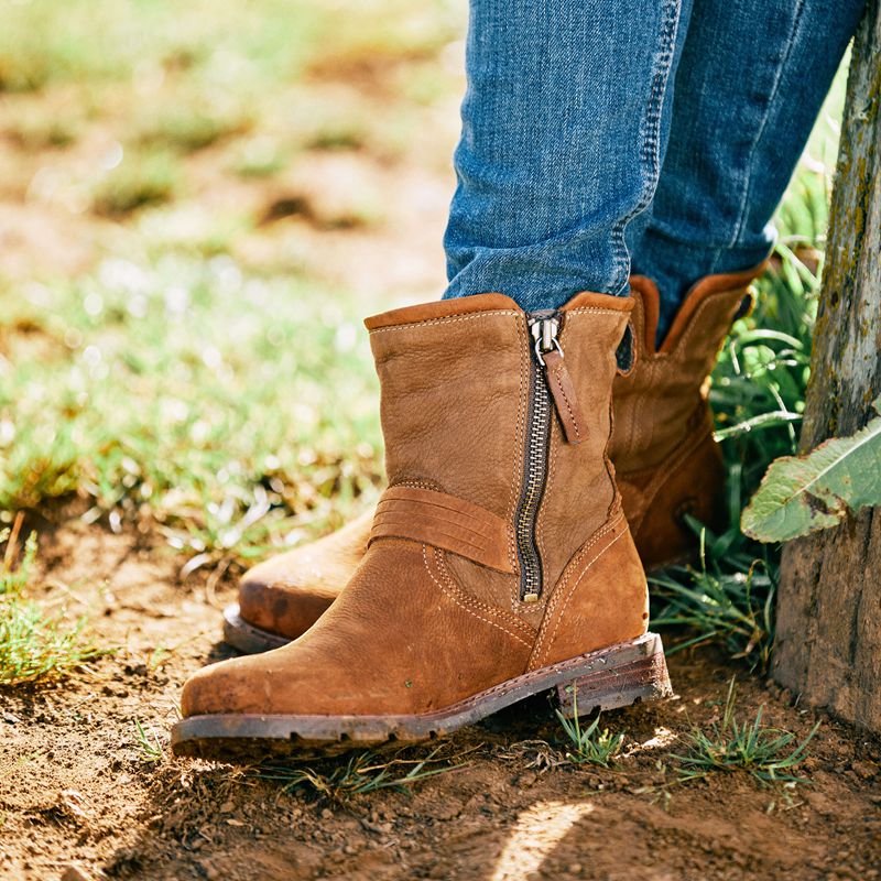 Ariat Savannah Waterproof Boot Roasted Toffee Polska | ZLEHVR-052