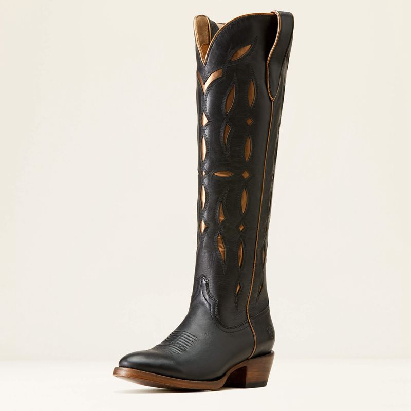 Ariat Saylor Stretchfit Western Boot Inkwell Polska | UWHQRY-208