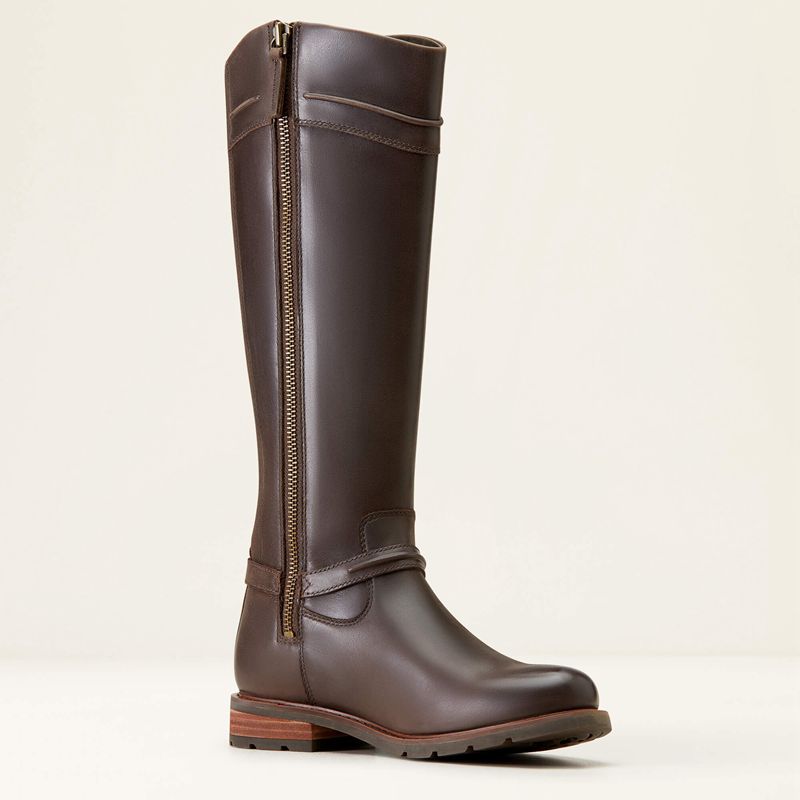 Ariat Scarlet Waterproof Boot Mocha Polska | MJGQHC-896