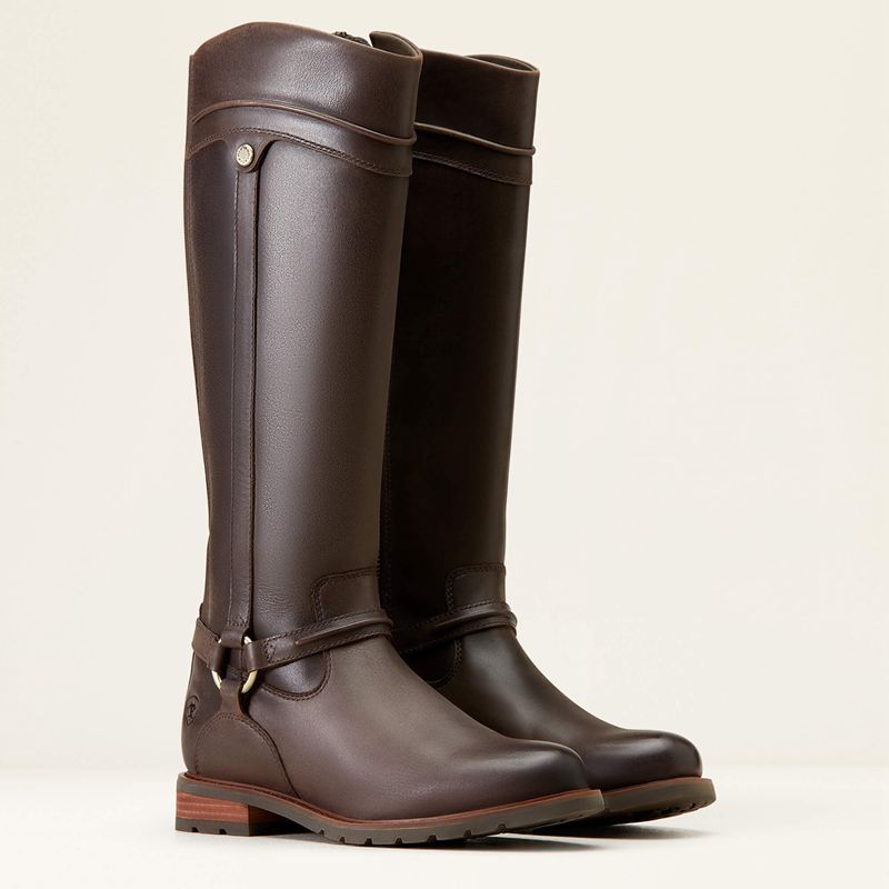 Ariat Scarlet Waterproof Boot Mocha Polska | MJGQHC-896