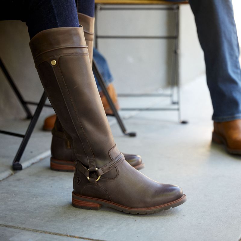 Ariat Scarlet Waterproof Boot Mocha Polska | MJGQHC-896