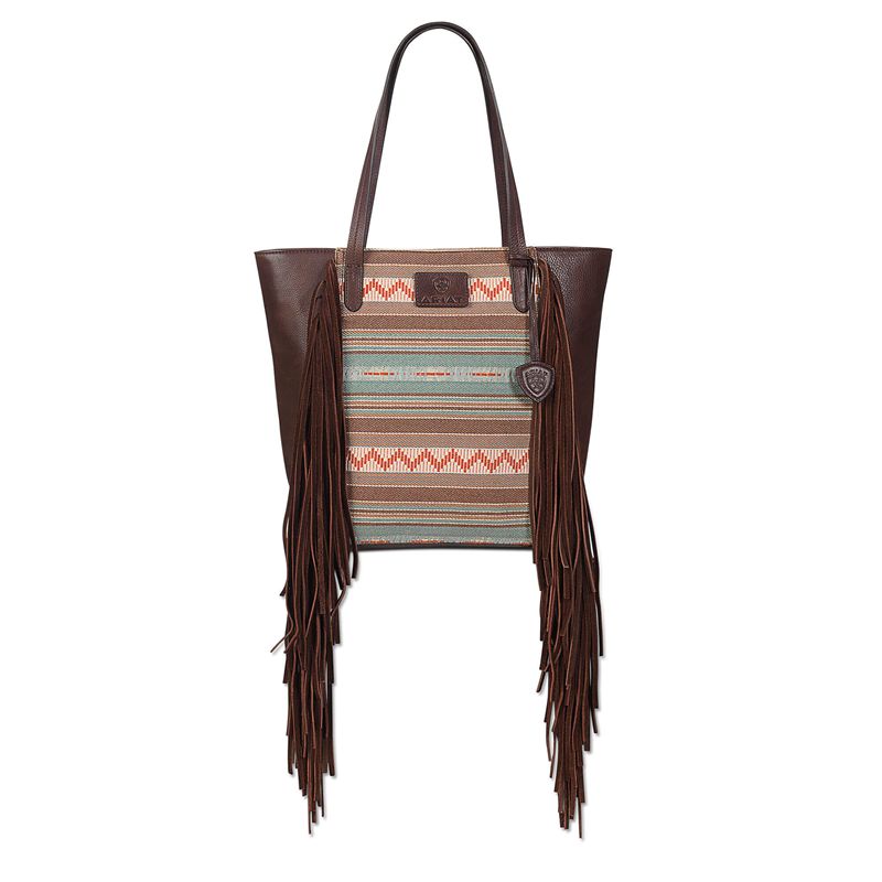 Ariat Serape Large Tote Bag Brązowe Polska | PCEVJY-831