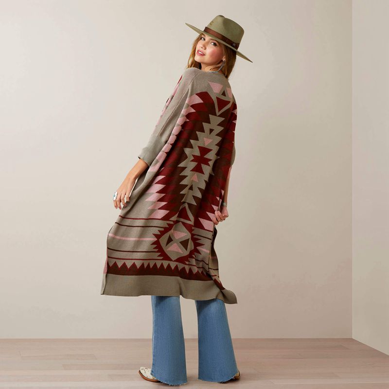 Ariat Serape Style Cardigan Multi Polska | CTQIOL-019