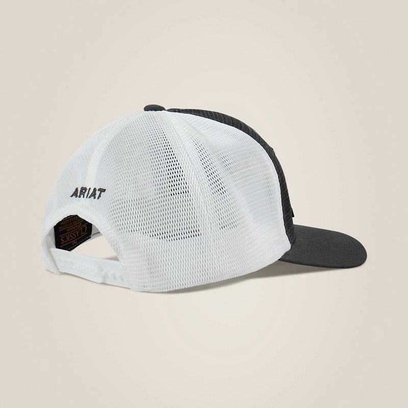 Ariat Shield Flag Mesh Cap Gray Polska | QTGBIH-769