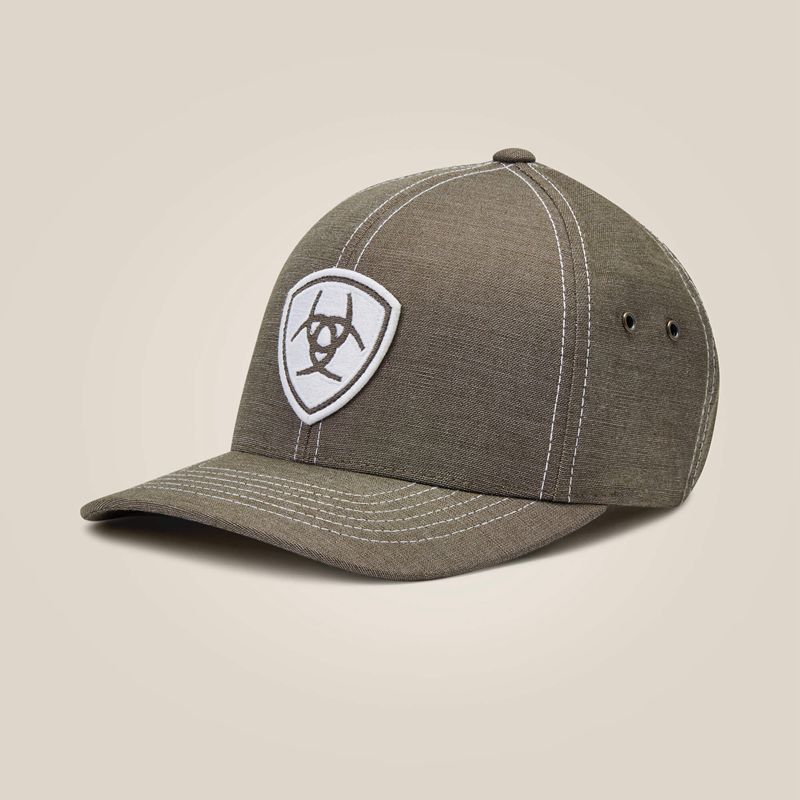 Ariat Shield Logo Patch Cap Szare Polska | AMNLYO-176