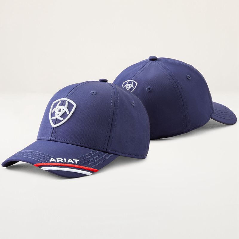 Ariat Shield Performance Cap Granatowe Polska | EGVMHD-604