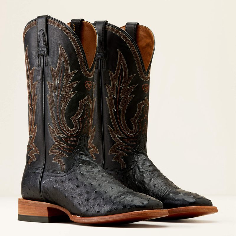 Ariat Showboat Cowboy Boot Czarne Czarne Polska | IPFHOT-643