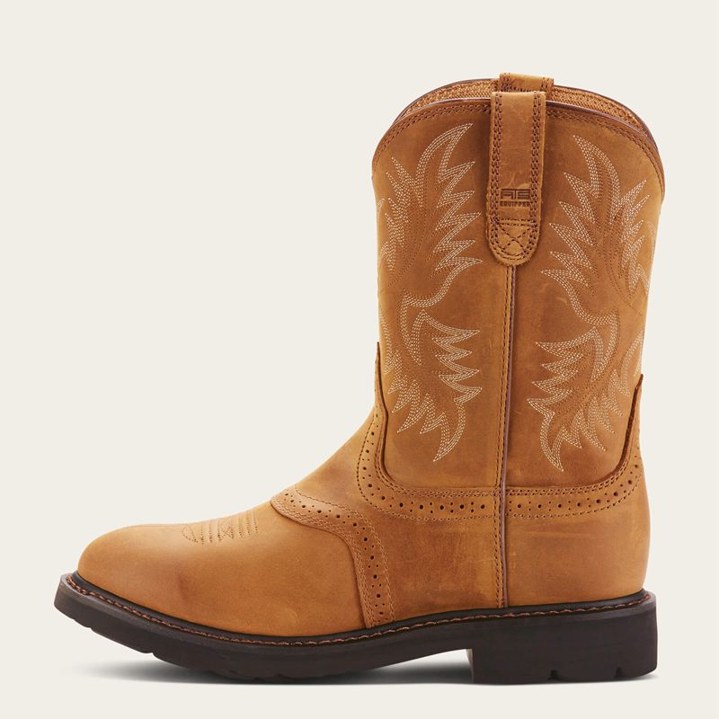 Ariat Sierra Saddle Work Boot Aged Bark Polska | QDRZSW-756