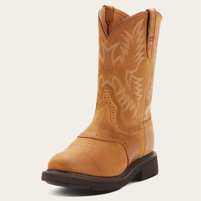 Ariat Sierra Saddle Work Boot Aged Bark Polska | QDRZSW-756