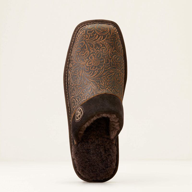 Ariat Silversmith Square Toe Brązowe Polska | XIRWKM-607