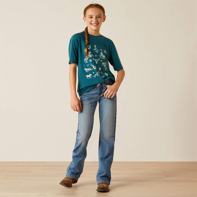 Ariat Sketch Pad T-Shirt Jasny Polska | BVATUP-218