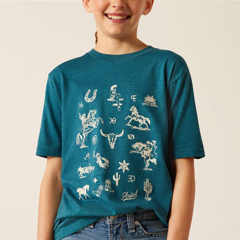 Ariat Sketch Pad T-Shirt Jasny Polska | BVATUP-218