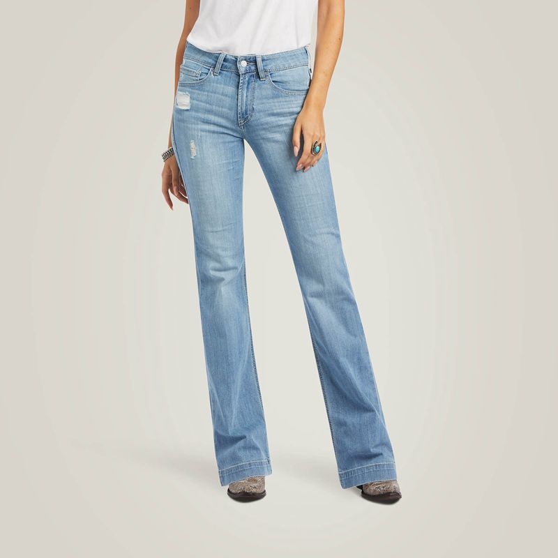 Ariat Slim Trouser Aisha Wide Leg Jean Ohio Polska | DWHELS-693