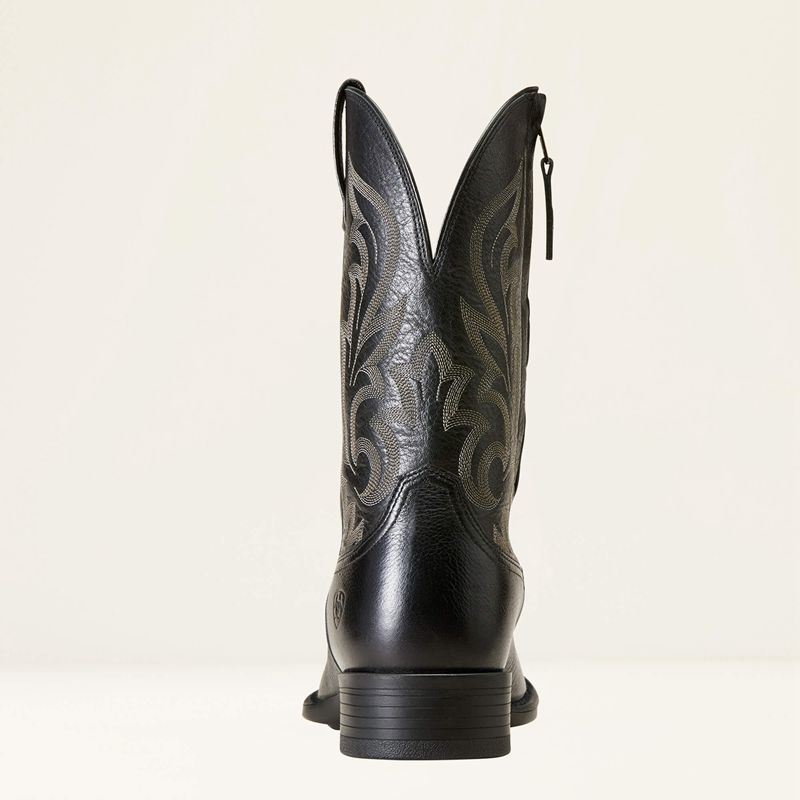 Ariat Slim Zip Ultra Western Boot Czarne Polska | HWIUXN-097