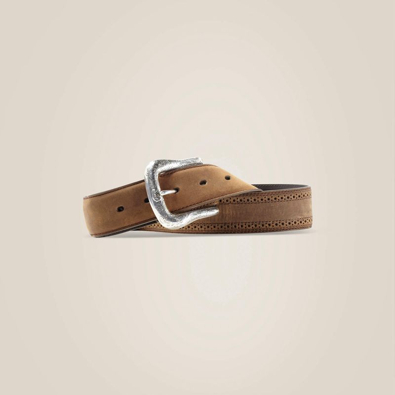 Ariat Small Hole Trim Belt Brązowe Polska | XFDOPZ-421