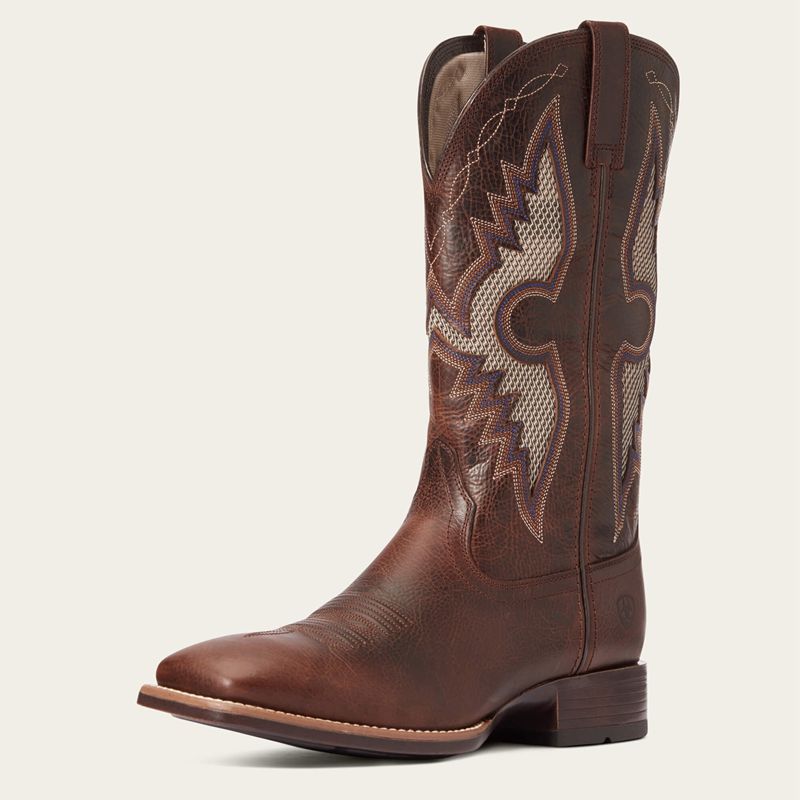 Ariat Solado Venttek Western Boot Ciemny Polska | HVFMWT-395