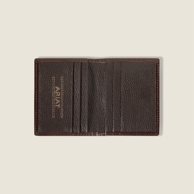 Ariat Southwest Fabric Money Clip Brązowe Polska | JEFZLC-506