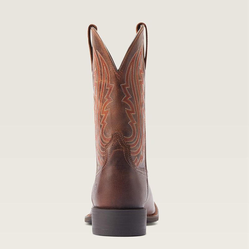 Ariat Sport Big Country Cowboy Boot Almond Buff Polska | ZJEHQW-473