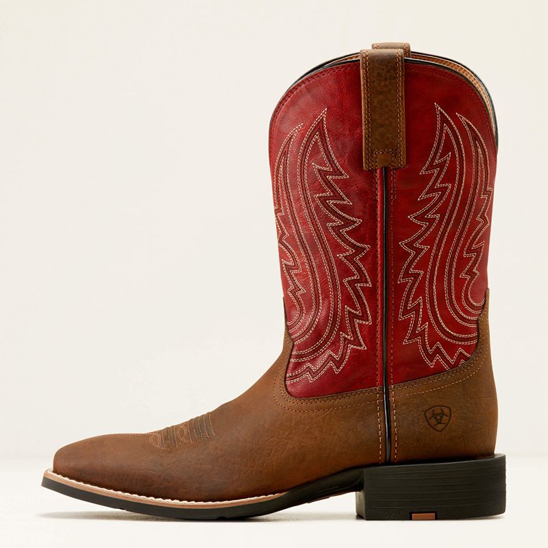 Ariat Sport Big Country Cowboy Boot Czerwone Polska | PRAZIN-062