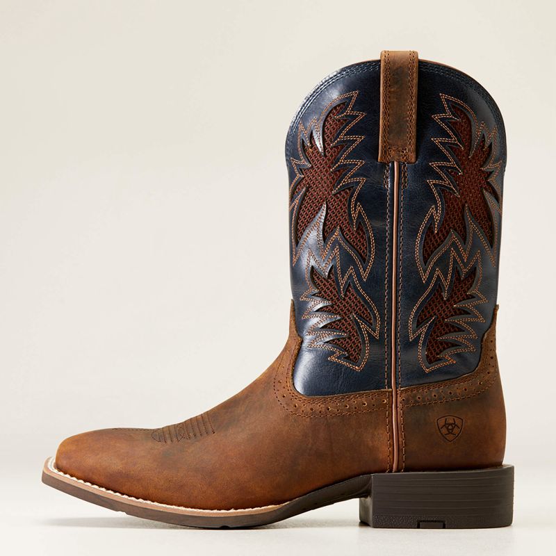 Ariat Sport Cool Venttek Western Boot Brązowe Polska | OETUBY-978