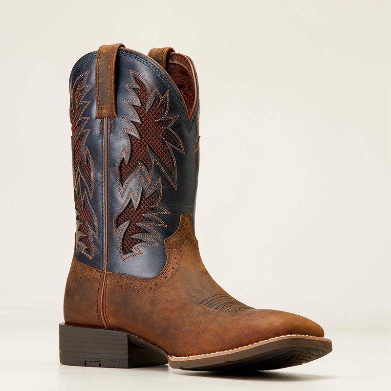 Ariat Sport Cool Venttek Western Boot Brązowe Polska | OETUBY-978