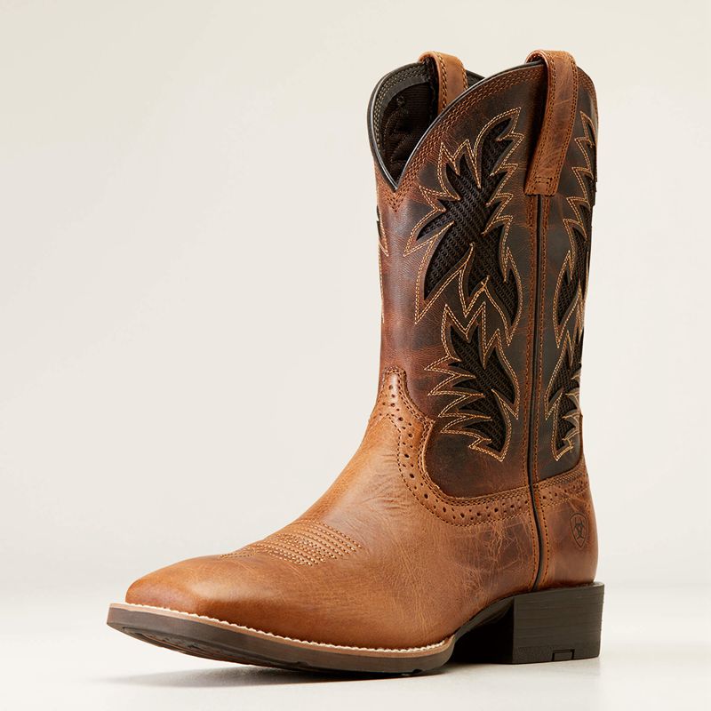 Ariat Sport Cool Venttek Western Boot Ciemny Polska | XWZEPM-083