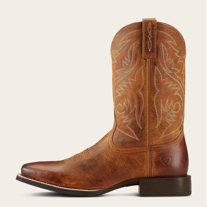 Ariat Sport Herdsman Cowboy Boot Brązowe Polska | AWBSYU-210