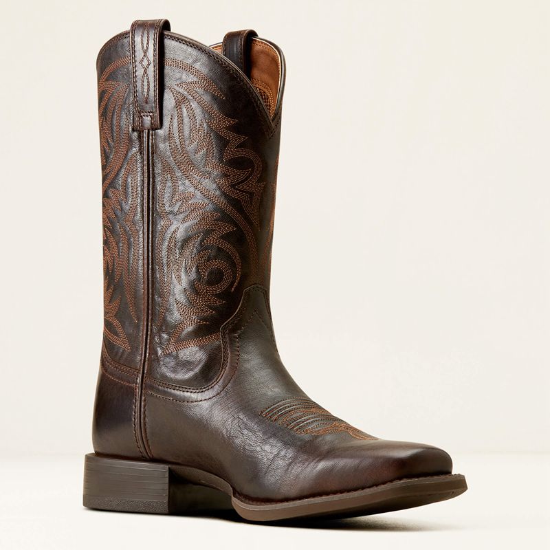 Ariat Sport Herdsman Cowboy Boot Czekolada Polska | YPFQON-893