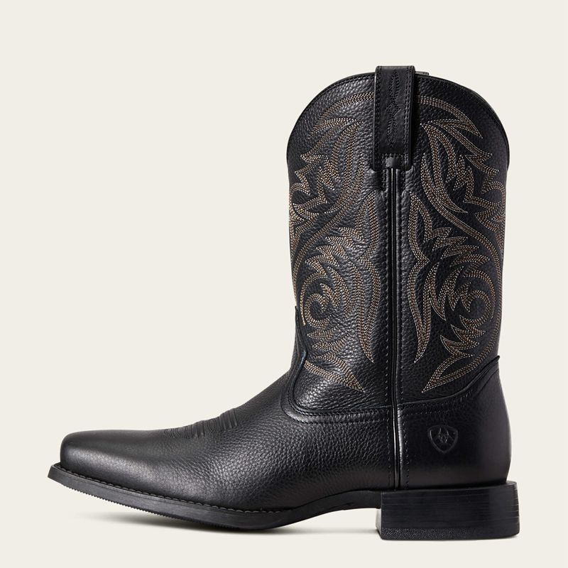 Ariat Sport Herdsman Western Boot Czarne Polska | HXNGYO-978