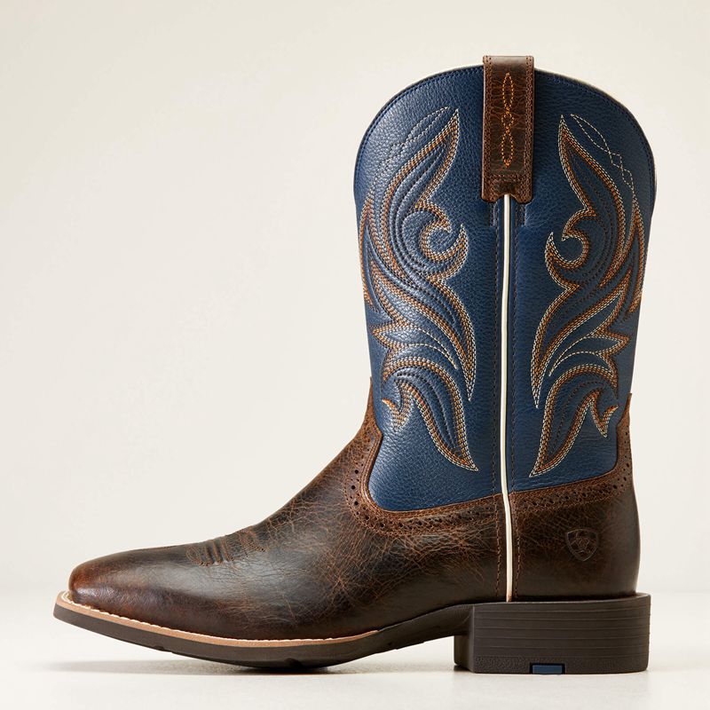 Ariat Sport Knockout Western Boot Ciemny Polska | ASCNMR-782