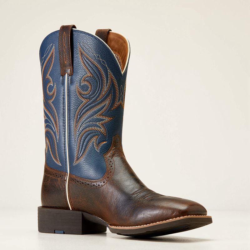 Ariat Sport Knockout Western Boot Ciemny Polska | ASCNMR-782