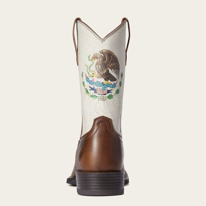 Ariat Sport Orgullo Mexicano Western Boot Czekolada Polska | HZLWEU-156