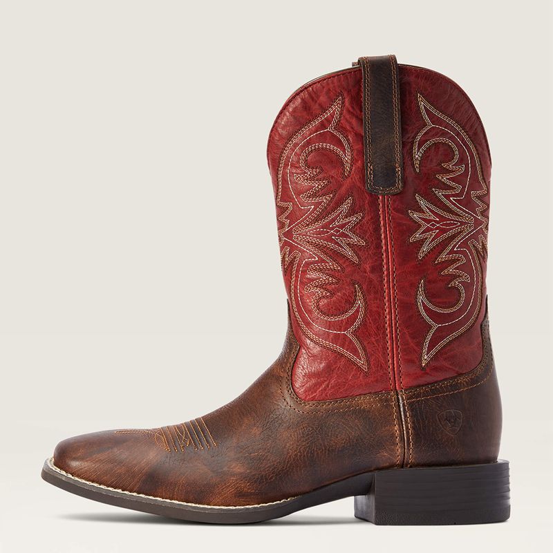 Ariat Sport Pardner Western Boot Brązowe Polska | FKDWCY-283