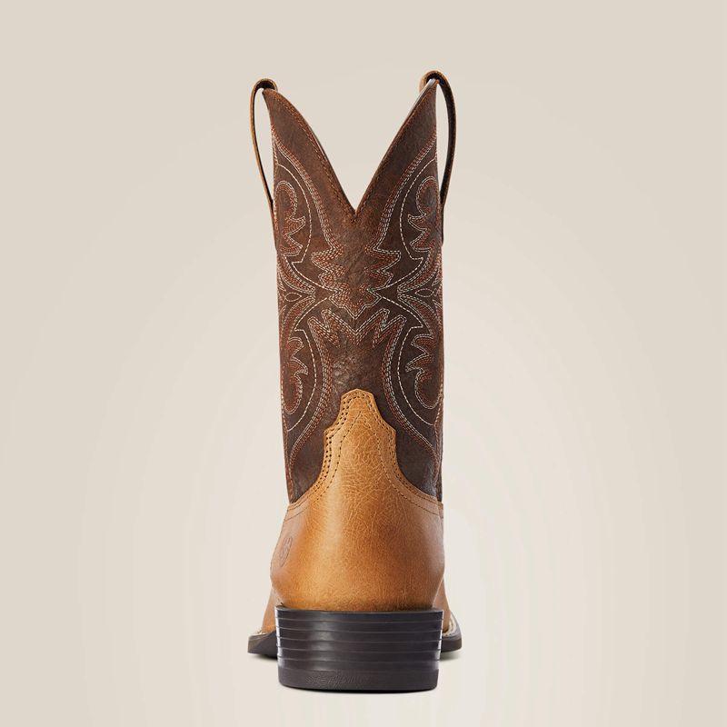 Ariat Sport Pardner Western Boot Matte Tan Buck Polska | HULMEO-560