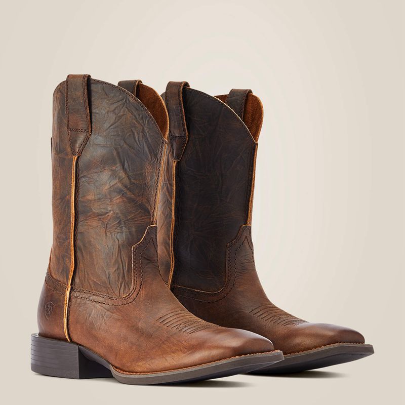 Ariat Sport Rambler Western Boot Brązowe Polska | ZCNPAH-579