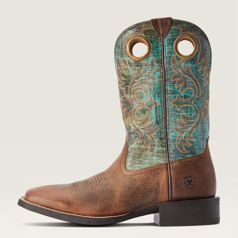 Ariat Sport Rodeo Western Boot Brązowe Polska | QPLYFK-732