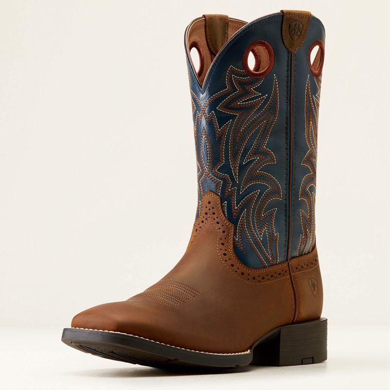 Ariat Sport Sidebet Western Boot Brązowe Polska | BZKTRO-069