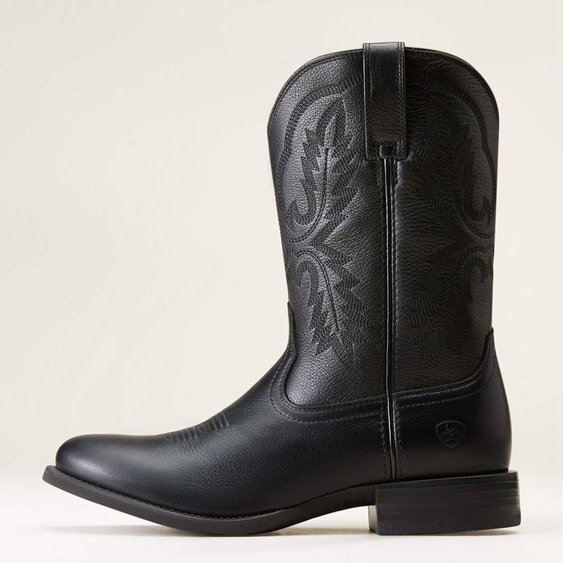 Ariat Sport Stratten Cowboy Boot Czarne Polska | NDSQZA-152