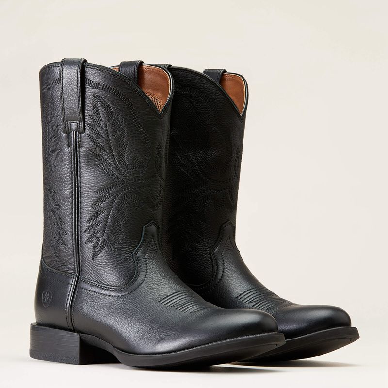 Ariat Sport Stratten Cowboy Boot Czarne Polska | NDSQZA-152