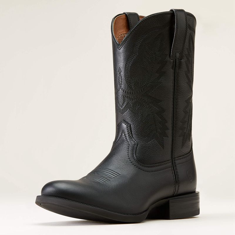 Ariat Sport Stratten Cowboy Boot Czarne Polska | NDSQZA-152