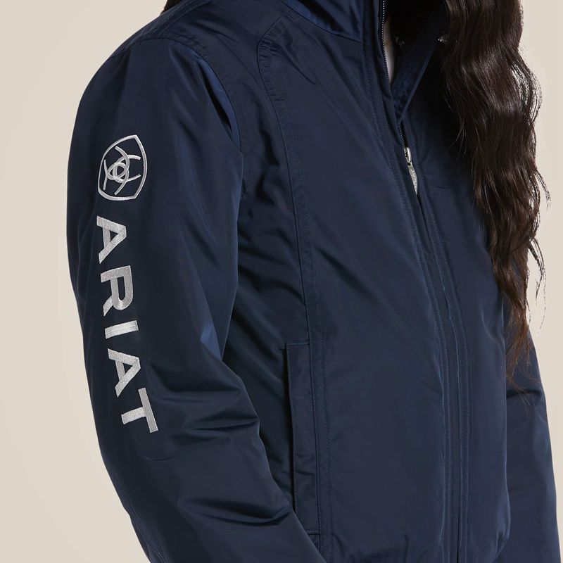 Ariat Stable Insulated Jacket Granatowe Polska | GXRUFB-452