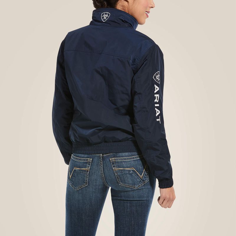 Ariat Stable Jacket Granatowe Polska | FRWBXT-129