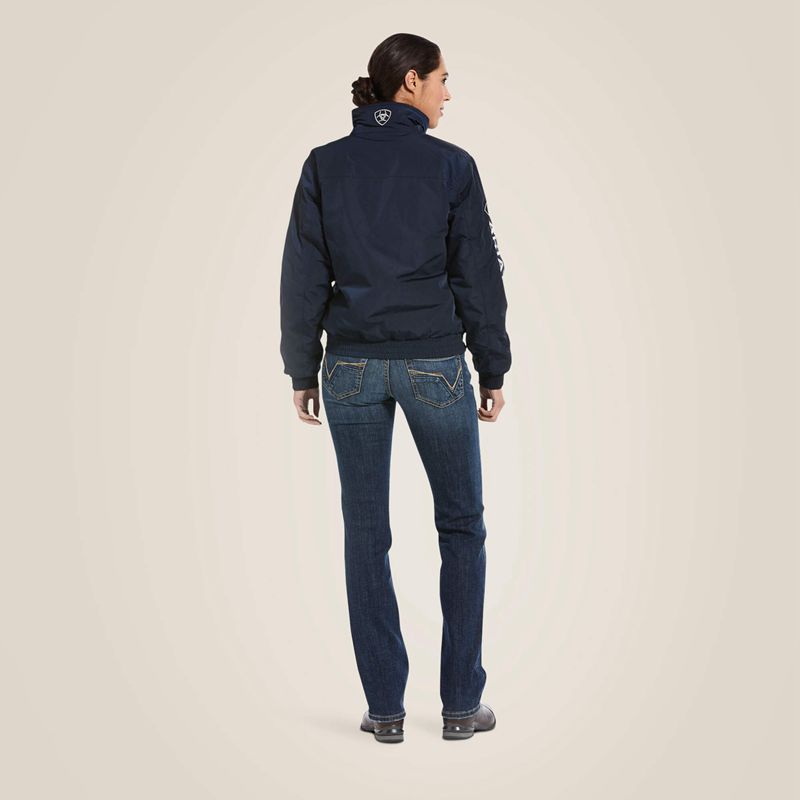 Ariat Stable Jacket Granatowe Polska | FRWBXT-129