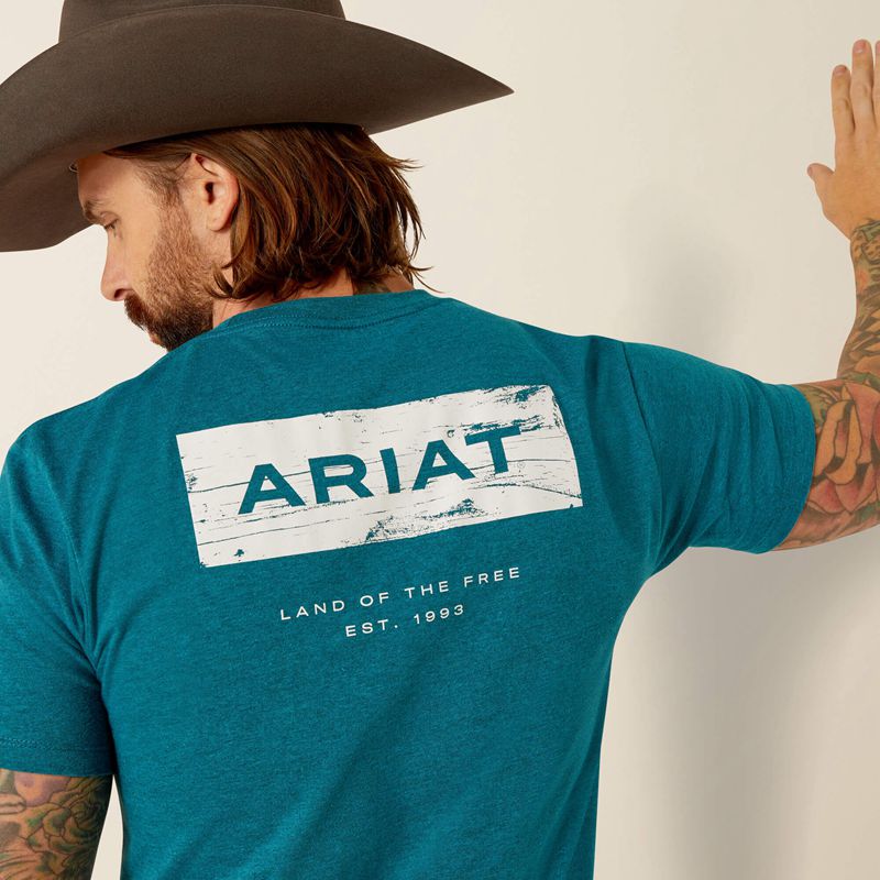 Ariat Stacks T-Shirt Czarne Polska | HZNMKT-547