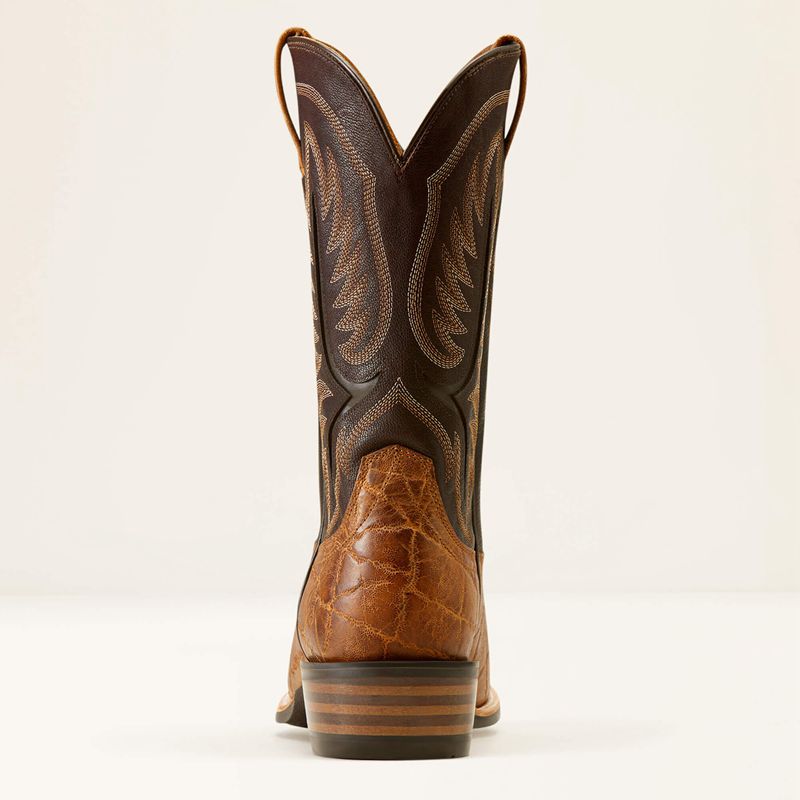 Ariat Stadtler Cowboy Boot Smoked Tan/Aging Barrel Polska | IOHYTS-219