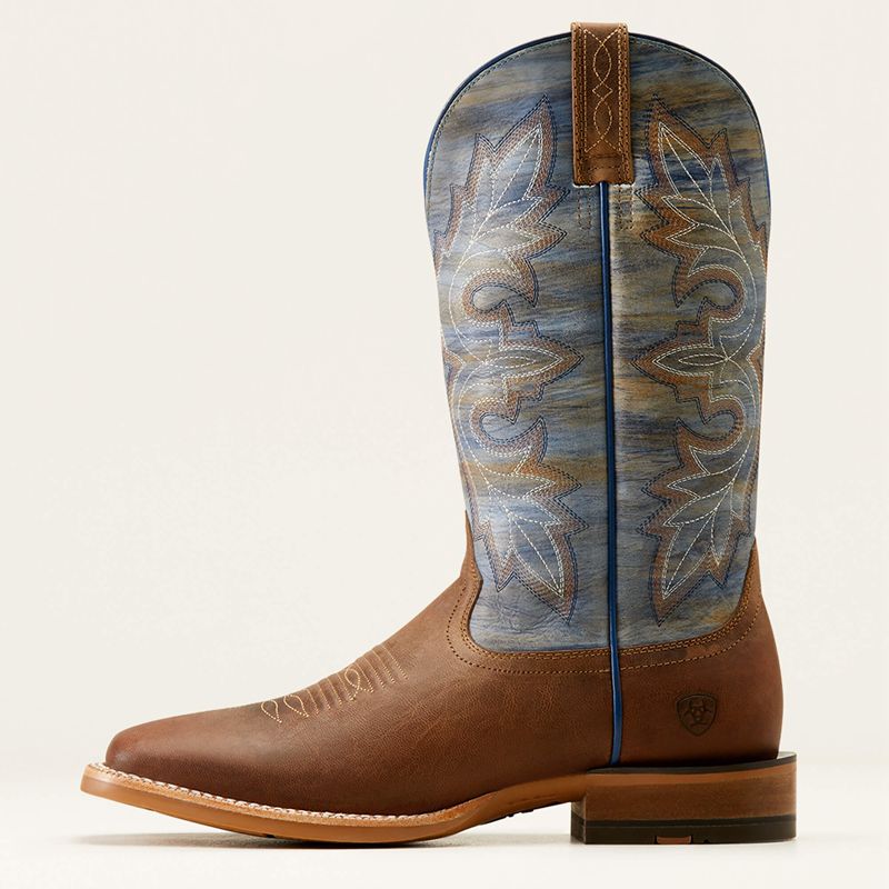 Ariat Standout Cowboy Boot Niebieskie Polska | CDGSXW-642